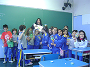 Os alunos tiveram uma aula diferente para trabalhar a interpretao de texto