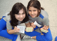 Alunos do 4ano B aprendem conceitos de frao