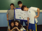 Cartazes foram criados aps discusses em sala de aula